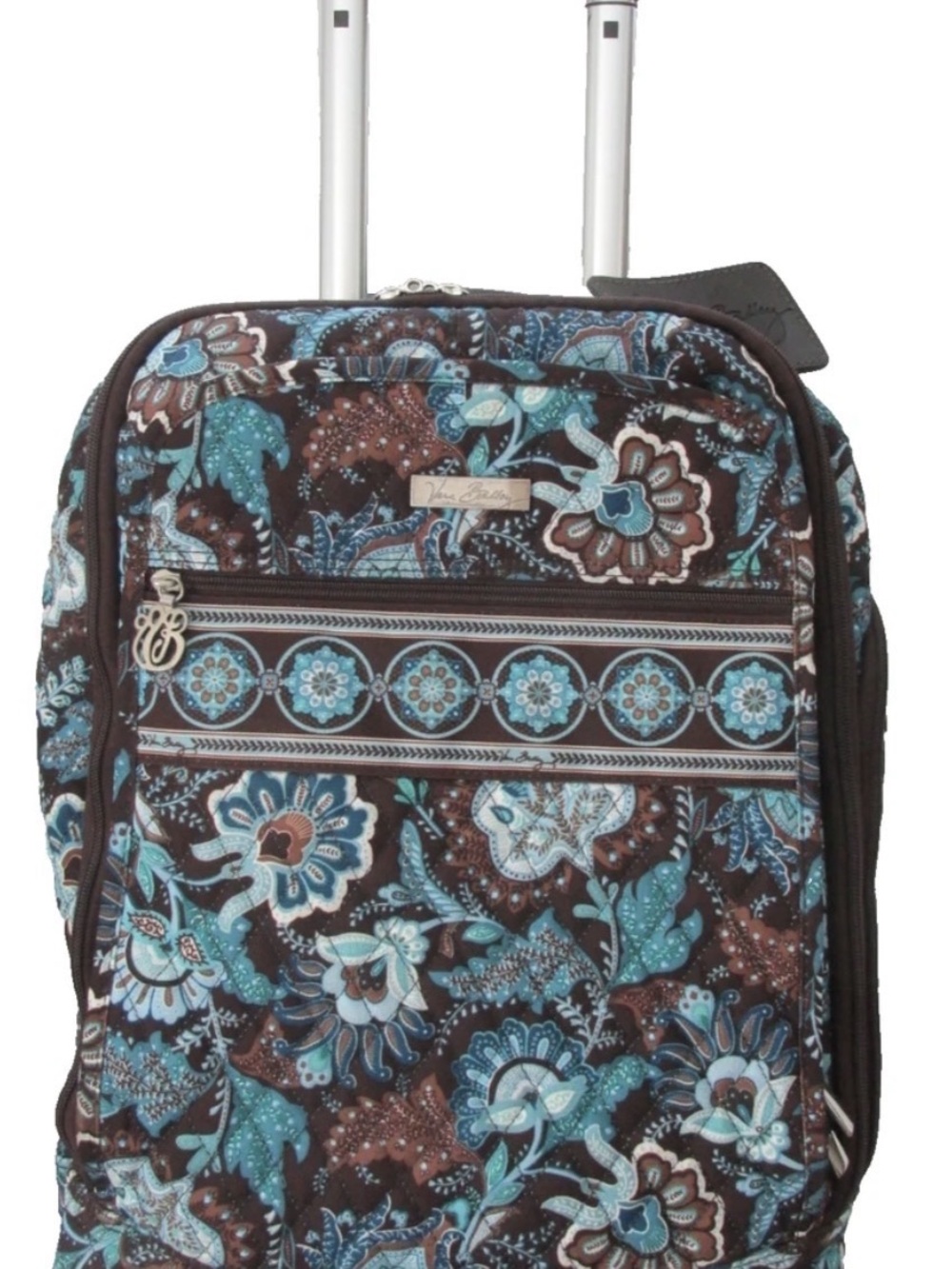 Vera Bradley Rolling Luggage in Java Blue